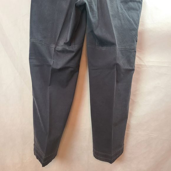 Cabela's Casuals Men's (W38 x L34) Gray Cotton Stretch Flat Straight Leg Pants - Picture 8 of 12